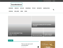 Tablet Screenshot of gezondheidskrant.nl